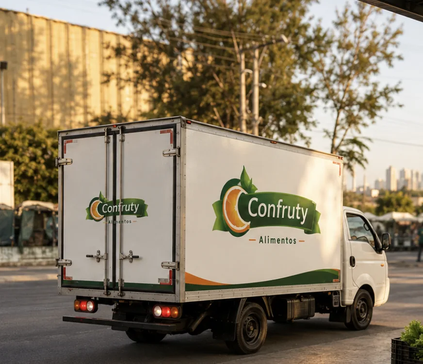 Caminhão de entrega Confruty